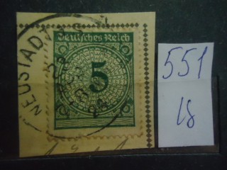 Фото марки Германия 1918-30гг Вырезка из конверта