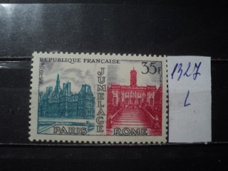 Фото марки Франция 1958г **