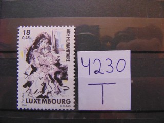 Фото марки Люксембург марка 2001г **