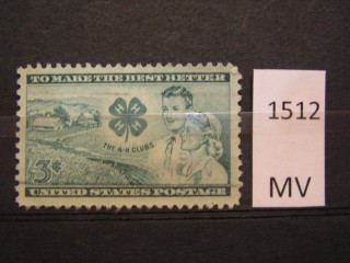 Фото марки США 1952г