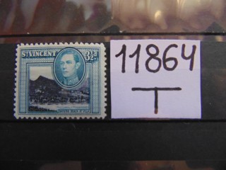 Фото марки Британский Св. Винсент 1938г *