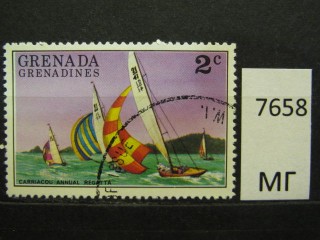 Фото марки Гренада Гренадины 1976г FDC