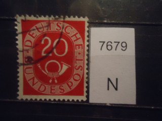 Фото марки Германия ФРГ 1951г