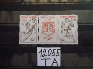 Фото марки Французская Андора серия 1982г **