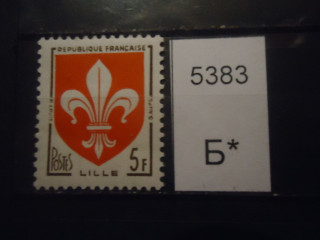 Фото марки Франция 1958г **