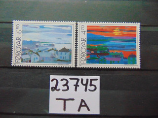 Фото марки Форерские Острова серия 1987г **