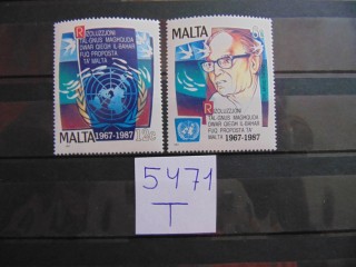Фото марки Мальта серия 1987г **