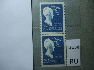 Фото марки Швеция 1958г пара *