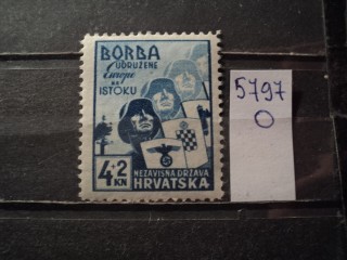 Фото марки Хорватия 1941г **