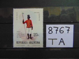 Фото марки Аргентина марка 1972г **
