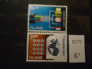 Фото марки Исландия 1988г серия **
