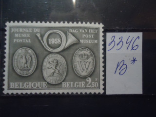 Фото марки Бельгия 1958г **