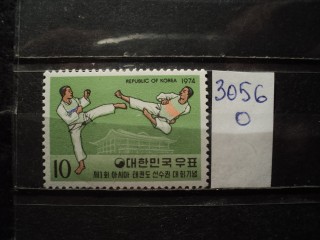 Фото марки Южная Корея 1974г **