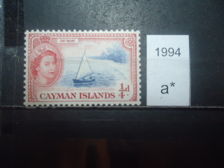 Фото марки Брит. Каймановы острова 1953г *