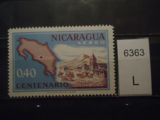 Фото марки Никарагуа 1961г **