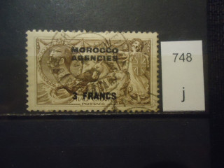 Фото марки Франц. Марокко надпечатка