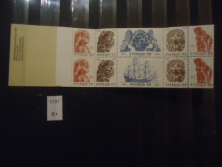 Фото марки Швеция 1969г буклет **