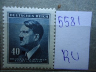 Фото марки Германская оккупация Чехословакии 1942г **