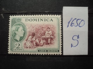 Фото марки Доминика 1954г *