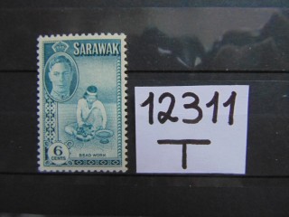Фото марки Британский Саравак 1950г **