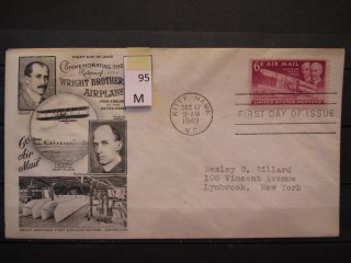 Фото марки США 1949г FDC (первый день гашения)