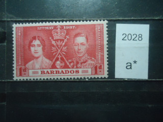 Фото марки Барбадос 1937г *
