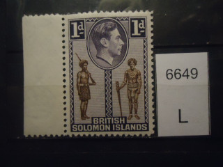 Фото марки Брит. Соломоновы острова 1939-51гг **