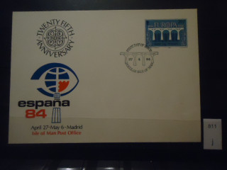 Фото марки Остров Мэн 1984г почтовая карточка