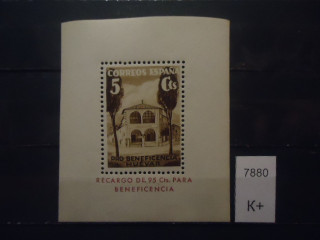 Фото марки Испания 1936г блок **
