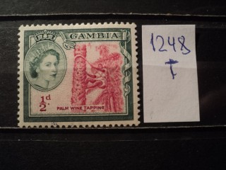 Фото марки Брит. Гамбия 1953г **