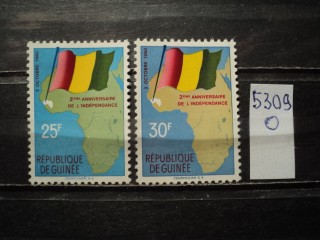 Фото марки Гвинея серия 1960г *