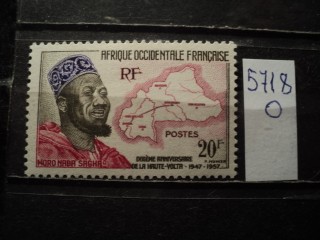 Фото марки Франц. Западная Африка 1958г **