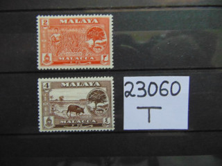 Фото марки Британская Малайя 1960г **