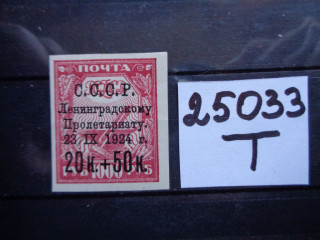 Фото марки СССР 1924г *