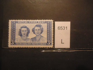 Фото марки Брит. протекторат Бечуанленд 1947г *