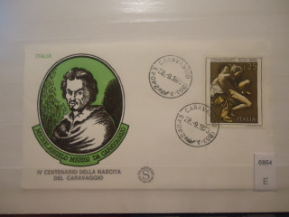Фото марки Италия 1972г конверт КПД