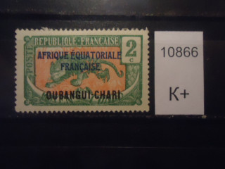 Фото марки Франц. Экваториальная Африка надпечатка *
