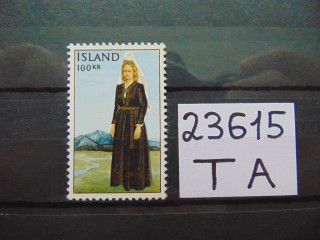 Фото марки Исландия марка 1965г **