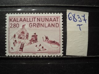 Фото марки Гренландия 1986г **