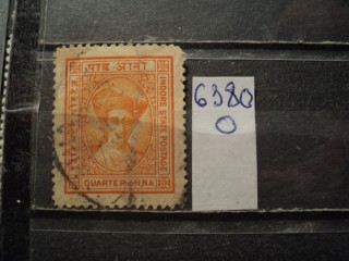 Фото марки Индийский штат Индор 1927г
