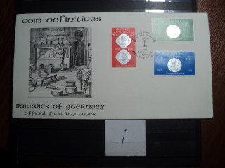 Фото марки Брит. Герсей 1980г конверт FDC