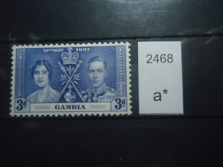 Фото марки Брит. Гамбия 1937г *