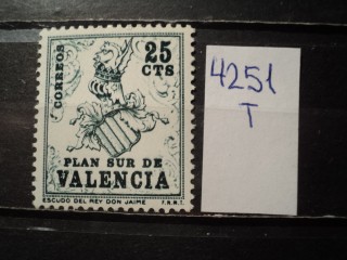 Фото марки Испания. Валенсия 1963г **