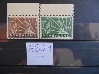 Фото марки Британская Ньясса 1938г **