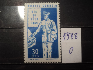 Фото марки Бразилия 1969г **