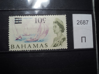 Фото марки Багамские острова 1966г *