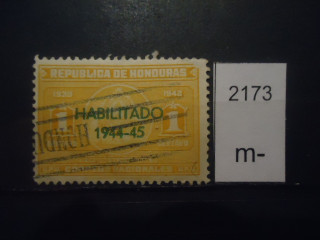 Фото марки Гондурас 1944-45гг надпечатка