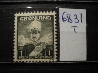 Фото марки Гренландия 1938г **