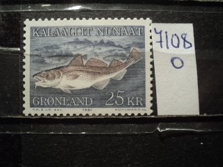 Фото марки Гренландия 1981г **