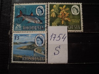 Фото марки Родезия 1966г